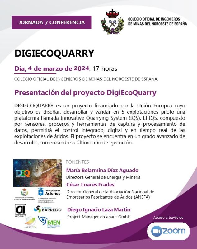 Se presenta en Oviedo el Proyecto europeo #DigiEcoQuarry en el que participa la Fundación Asturiana de la Energía